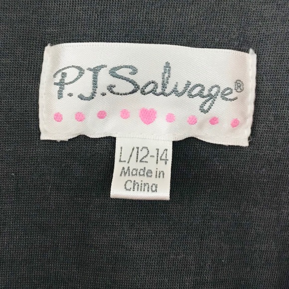 PJ Salvage Printed Flannel Pajama Set Pink L - Picture 9 of 16